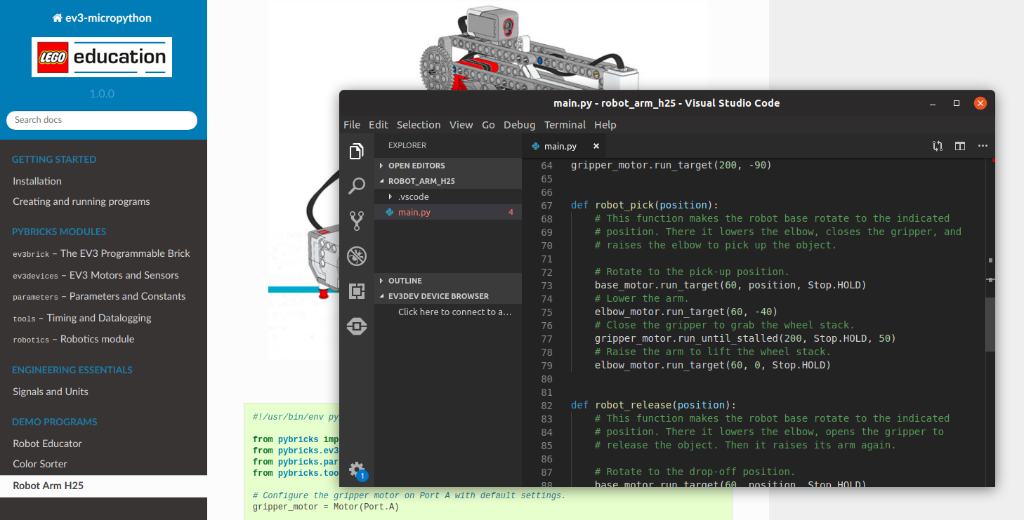 EV3 MicroPython